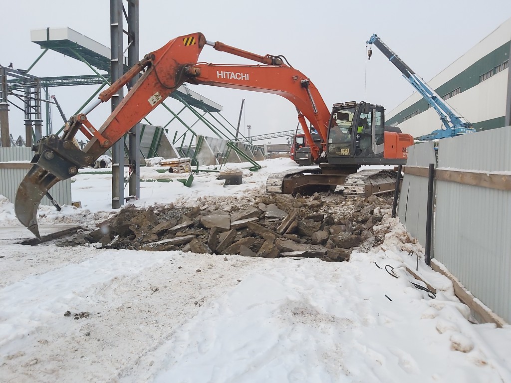 Услуги экскаватора, аренда Спецтехники