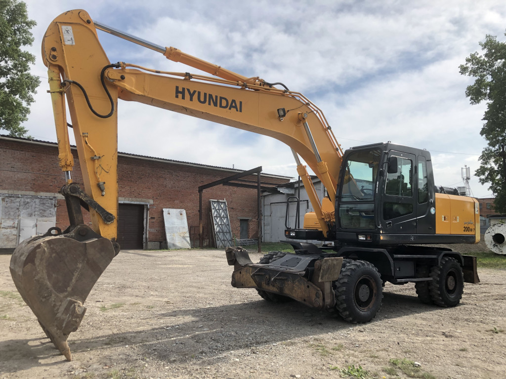 Услуги колесного экскаватора