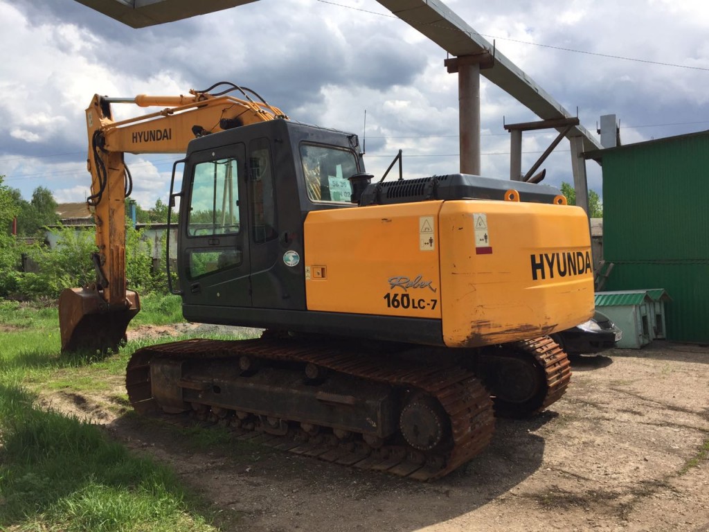 Экскаватора Hyundai R160LC-7