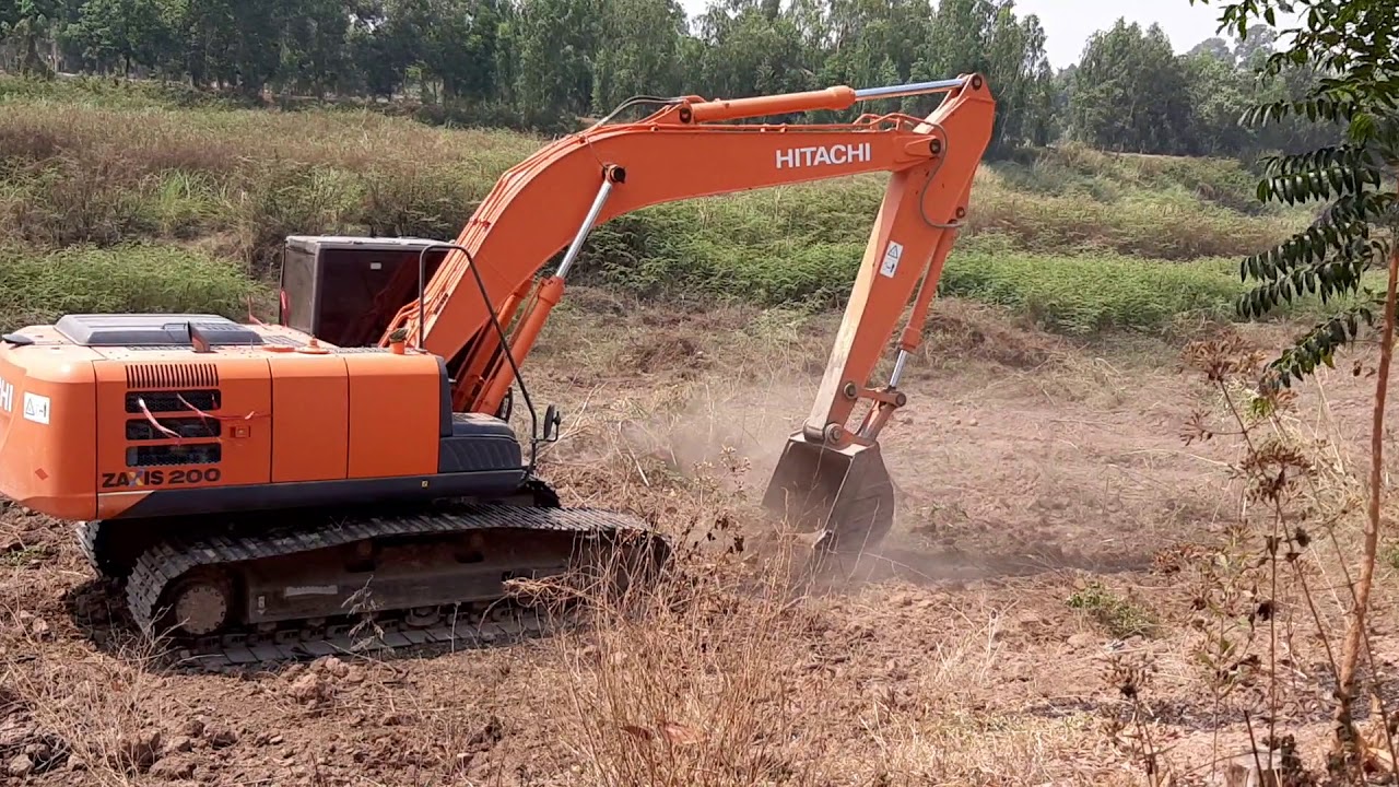 Услуги гусеничного экскаватора хитачи 200