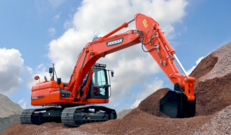 Экскаваторы в аренду Doosan, Hitachi, Komatsu