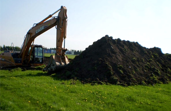 Экскаватор гусеничный, 1,1 куб.м