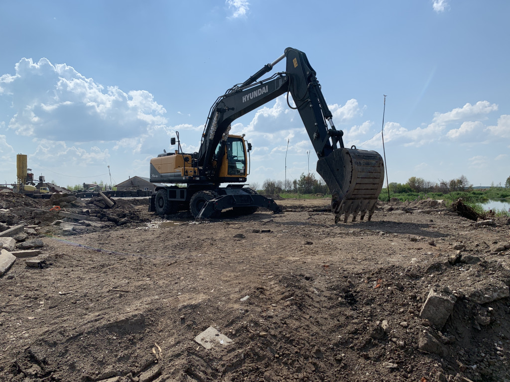 АРЕНДА КОЛЕСНОГО ЭКСКАВАТОРА. ГИДРОКЛИН.