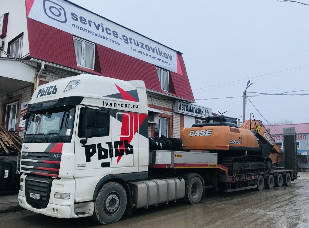 Экскаватор CASE220C аренда. Услуги спецтехники.