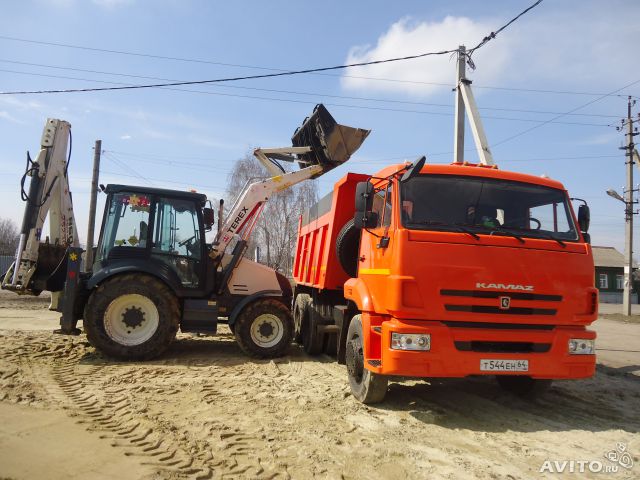 Услуги экскаватора-погрузчика от собственника Евгений