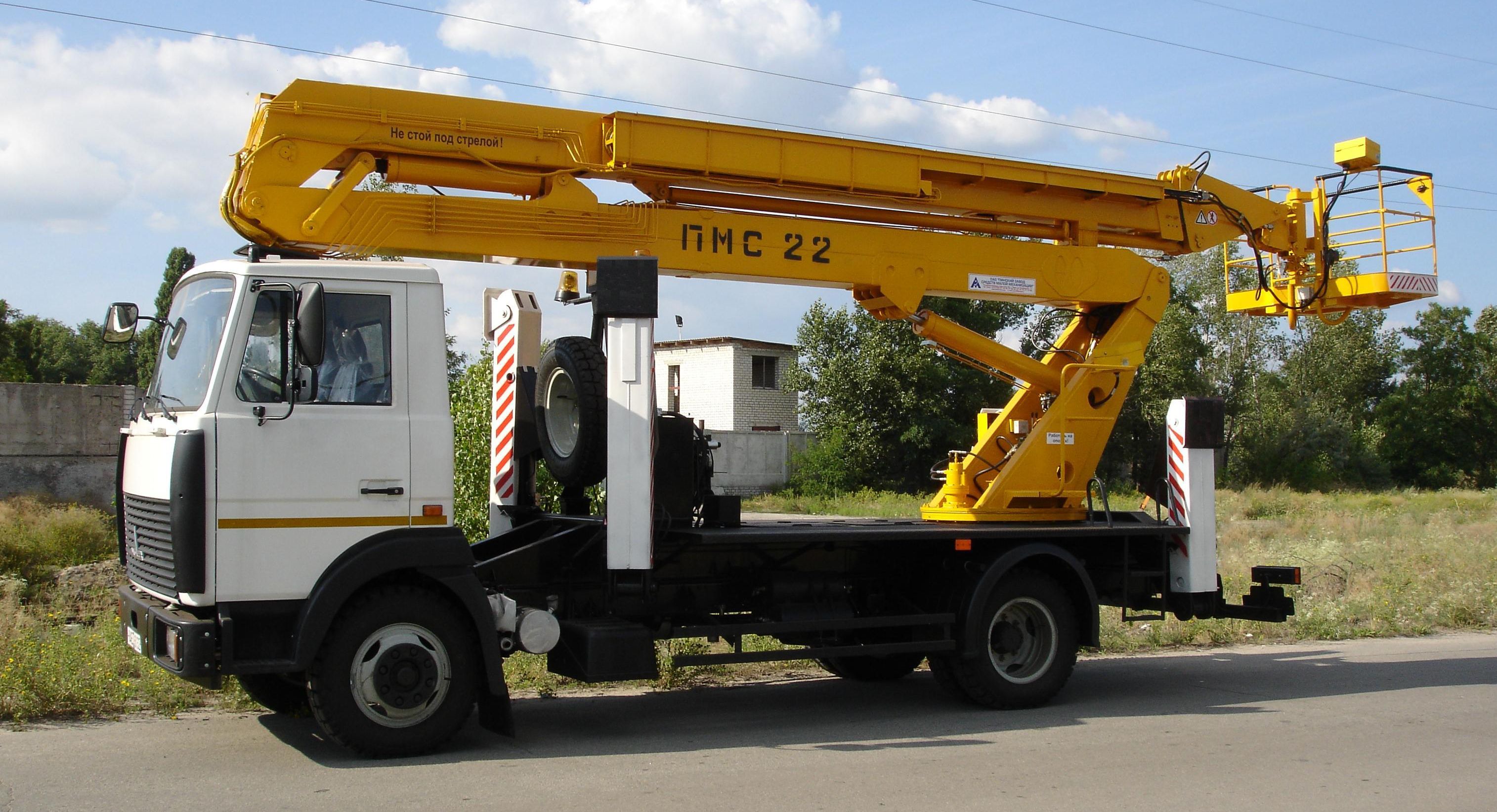 Аренда автовышки от собственника Дина