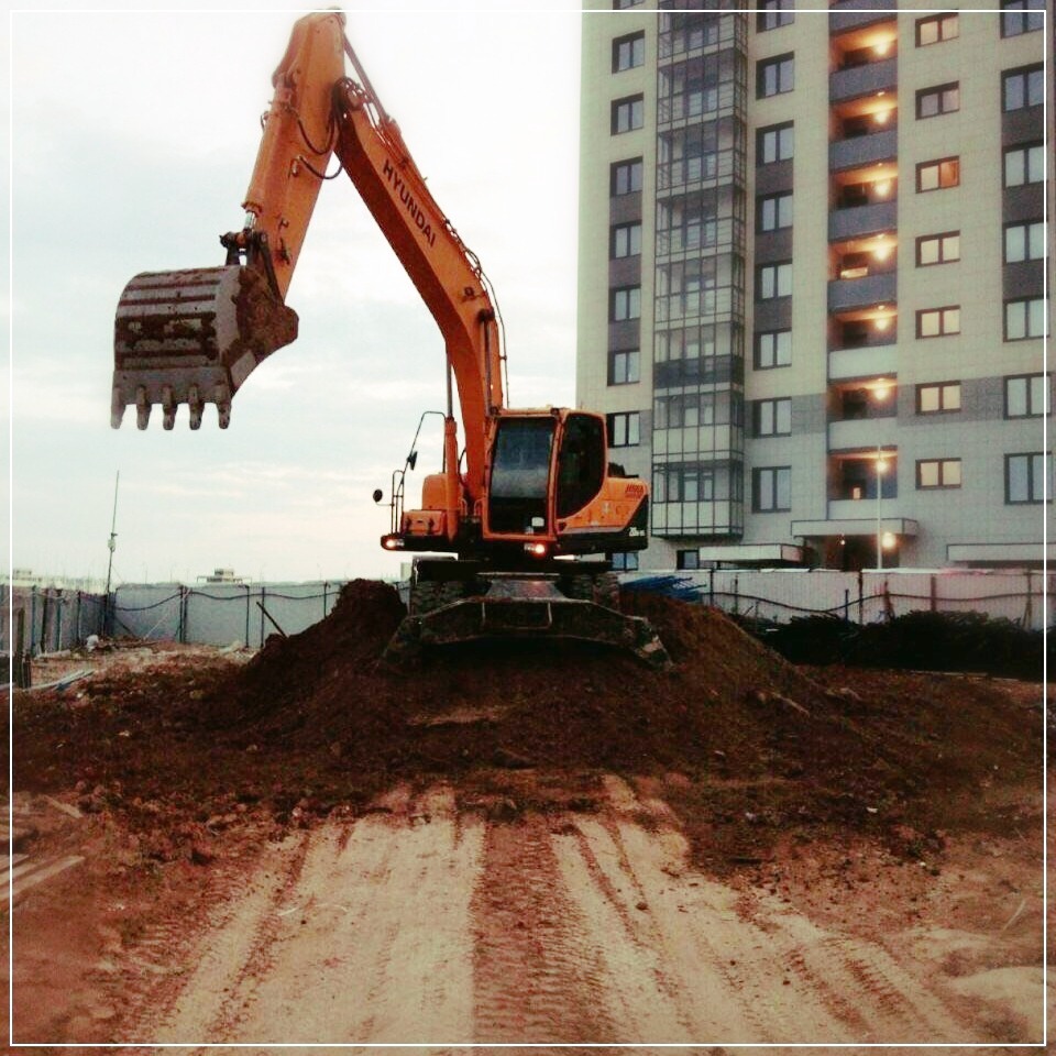 Аренда колесного экскаватора услуги заказ