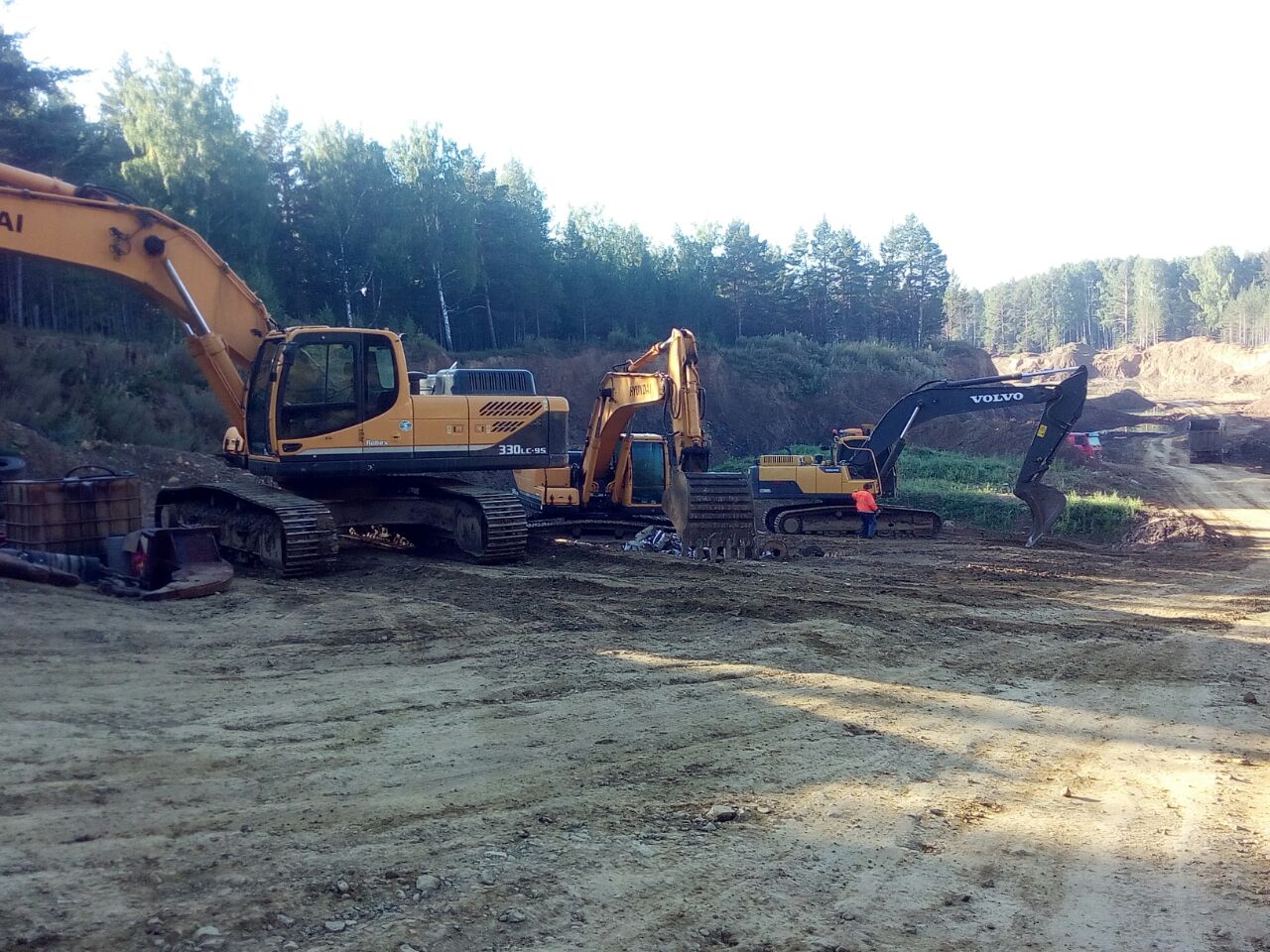 Сдам в аренду гусеничные эксковаторы