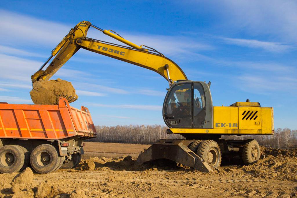 Спецтехника в аренду. Экскаватор. Земляные работы