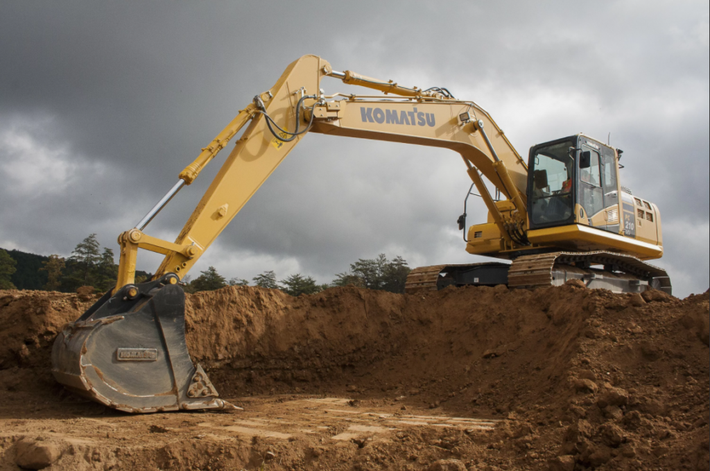 Работы на Эксакаваторе