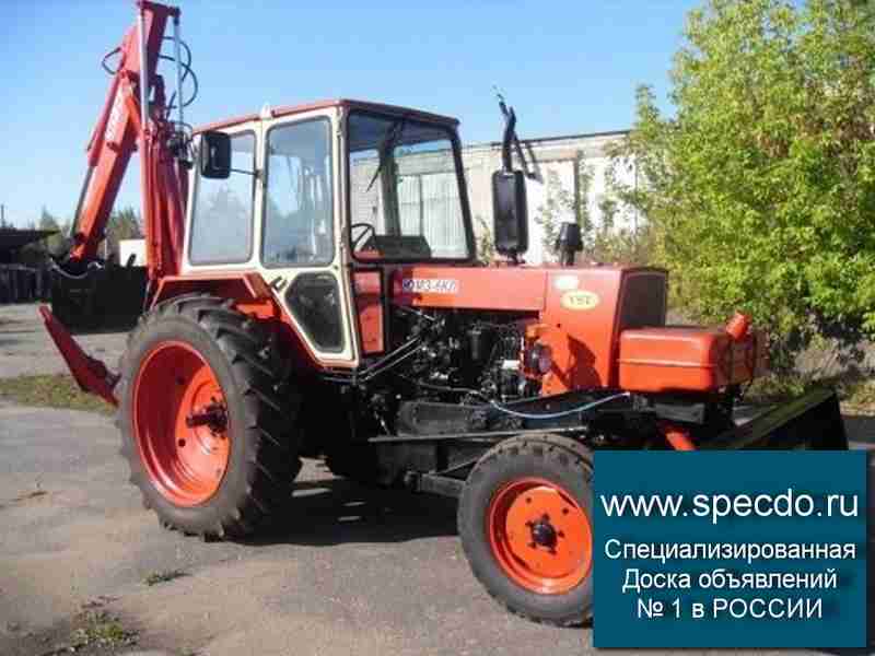 Экскаватор на базе трактора юмз 6