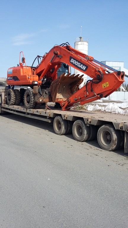 Аренда услуги колесный экскаватор