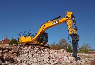 Аренда экскаваторов с гидромолотом.