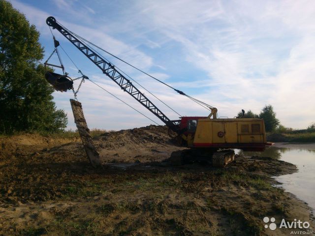 Услуги экскаваторов (драглайн эо-4111 и эо-652 )