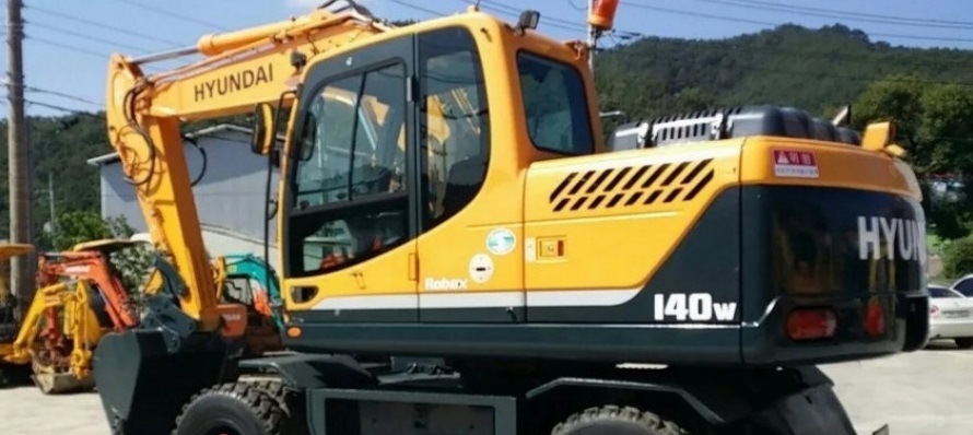 Аренда колесного экскаватора