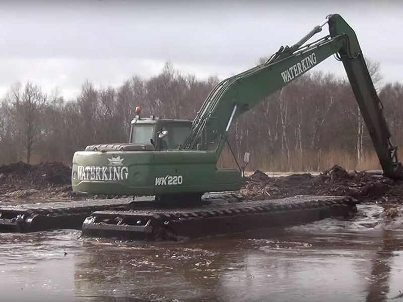 Аренда экскаватора амфибии