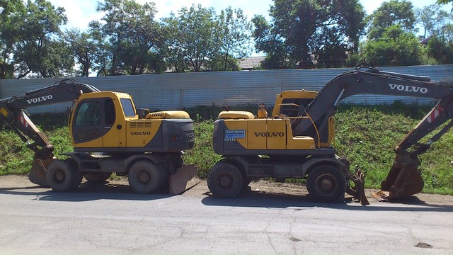 Услуги (Аренда) колесных экскаваторов 0,3-0,8м.куб