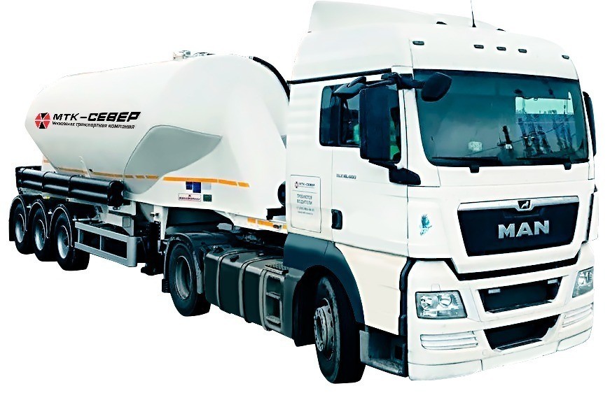 Услуги аренды цементовоза MAN