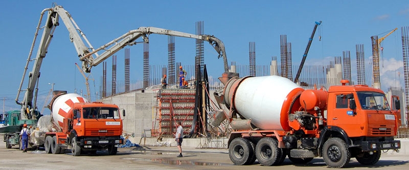 Доставка бетона любой марки по Крыму