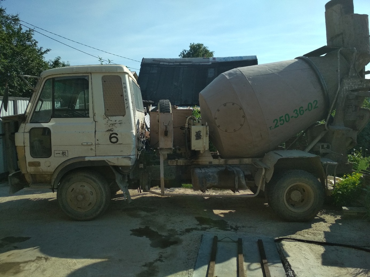 Доставка и продажа раствора маленьким миксером