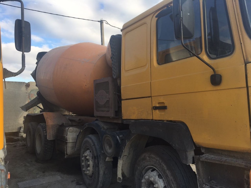 Услуги бетоновоза (миксер)