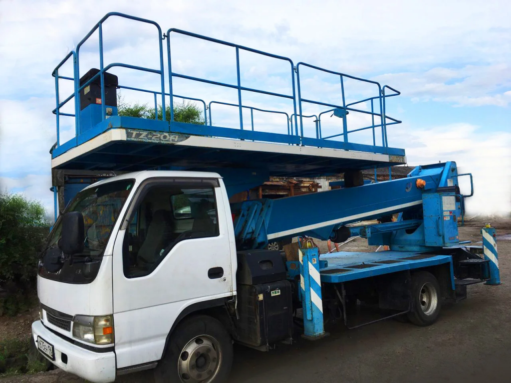 Аренда автовышки 22 метра платформа