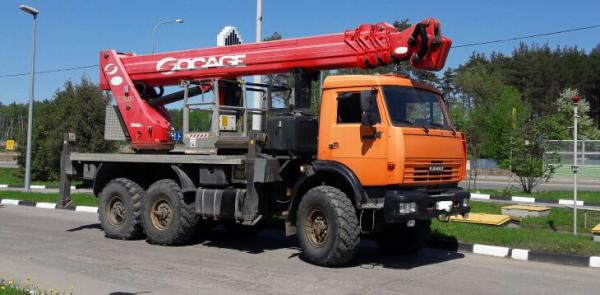 Автовышка вездеход 28 метров выгодно