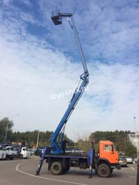 Автовышка 22 метра грузоподъемностью 300 килограмм