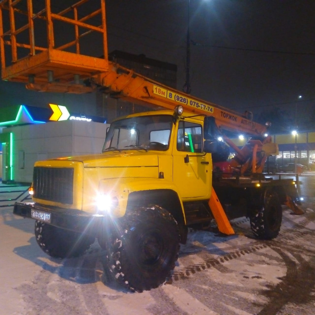 Автовышка вездеход 18м