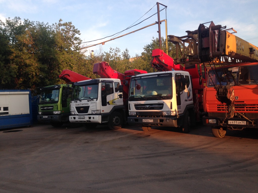 Аренда автовышки 16-50 м