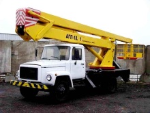 Коленчатая автовышка ГАЗ 18 метров