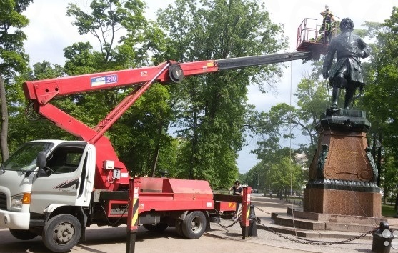 Аренда автовышки Hyundai от собственника