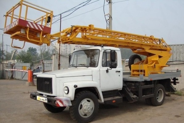 Аренда автовышки 17-28м