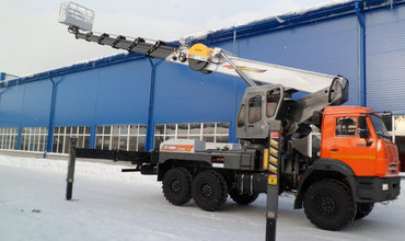 Предлагаю услуги автовышки вездехода Камаз