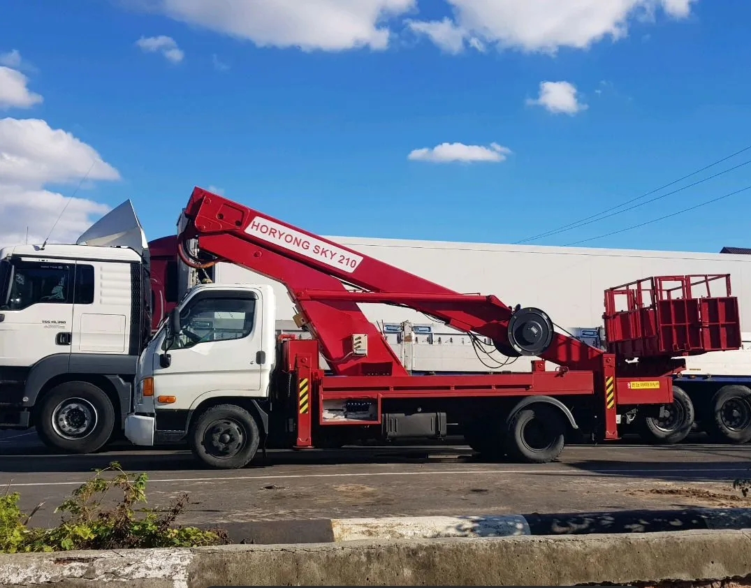 Услуги Автовышки 21м с поворотной люлькой