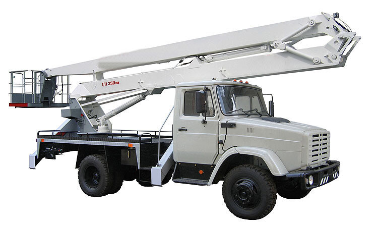 Аренда автоподъёмника 18 метров с люлькой Зил