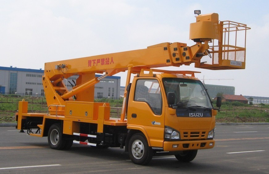 Аренда телескопической автовышки Isuzu