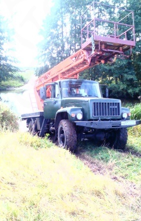 Автовышка вездеход 18 метров телескоп