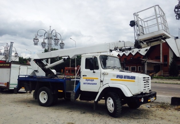 Услуги и аренда автовышки телескоп 18 метров