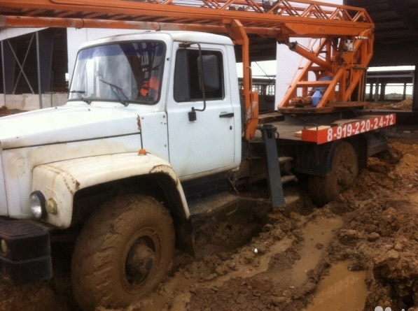 Услуги автовышки на базе вездеход