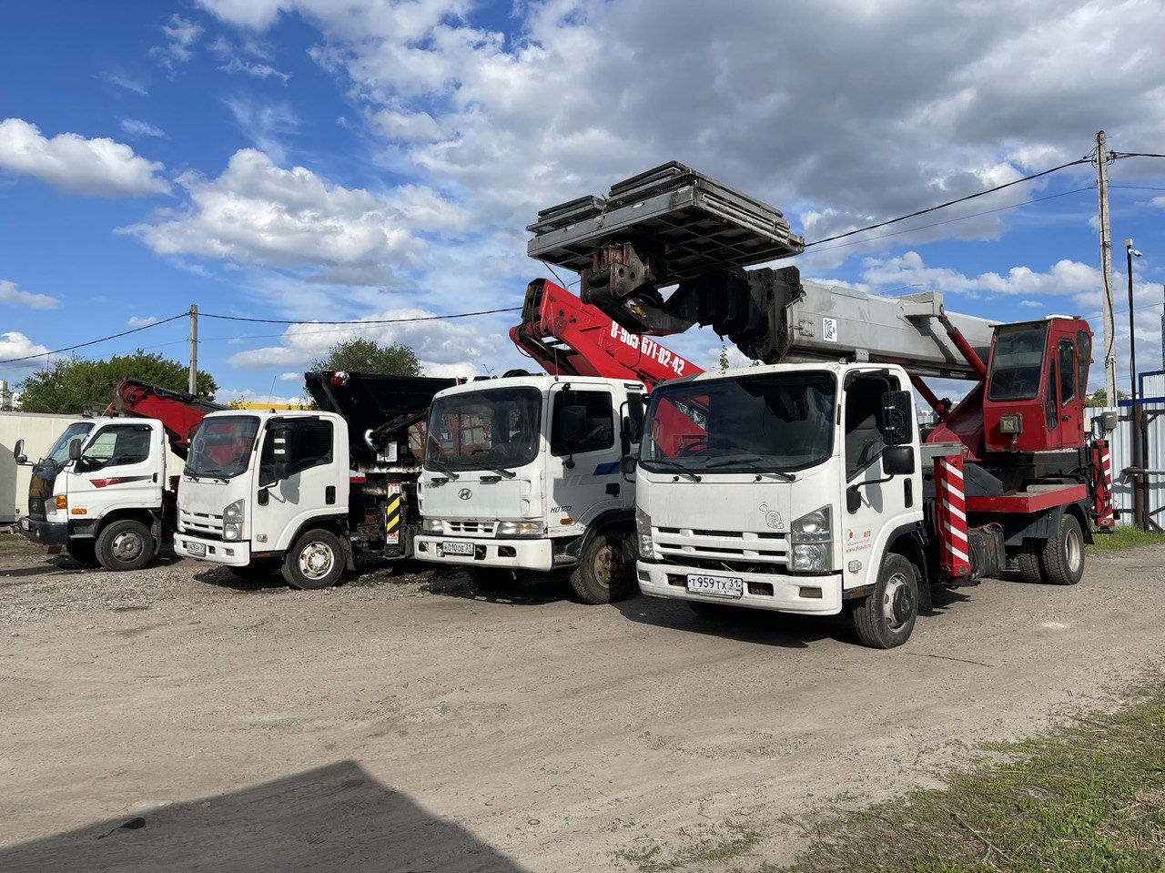 Аренда Автовышки 17, 21, 22, 24, 28, 32, 45 метров