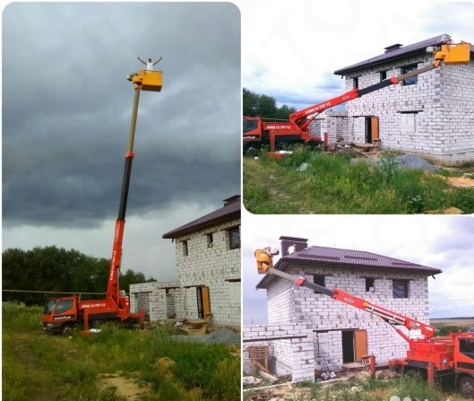 Автовышка 16 м услуги. Японская малогабаритная