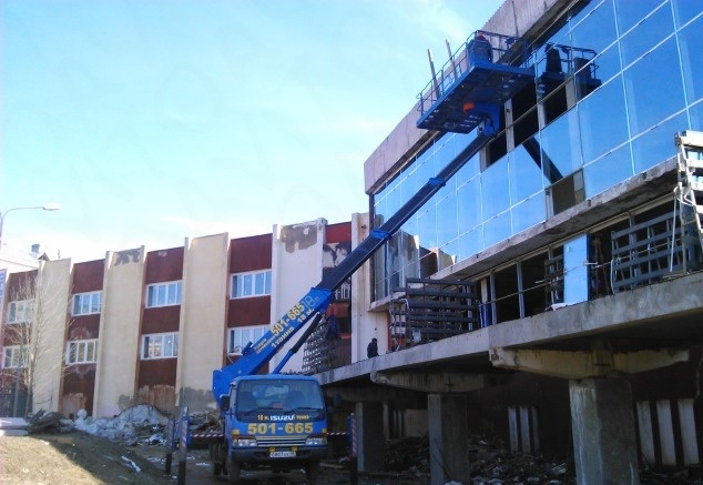 Автовышка телескопическая 16, 18 метров