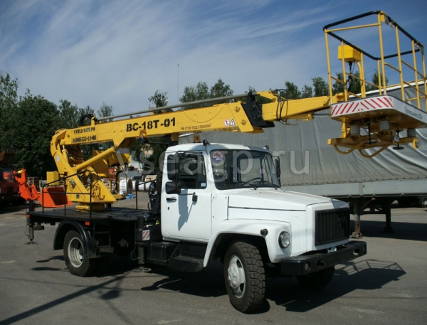 Срочная аренда автовышки телескоп 18 м