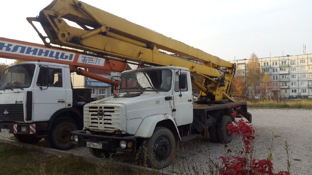 Автовышка аренда. Подъёмные работы.