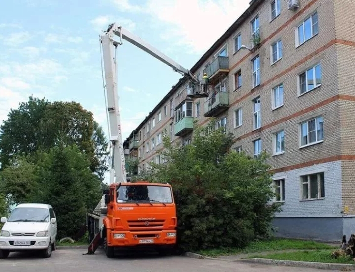 Аренда автовышки Услуги автовышки