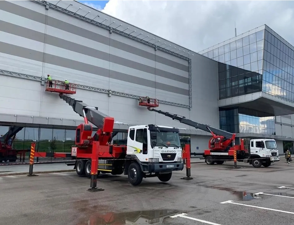 Аренда автовышки 18 22 28 32 45 метров