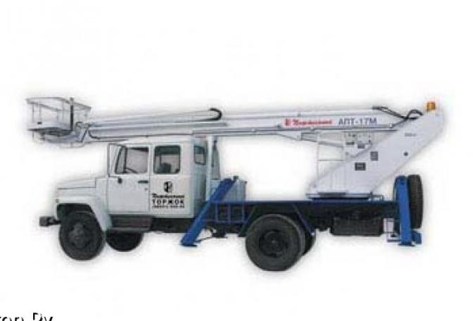 Услуги автовышки 17 метров