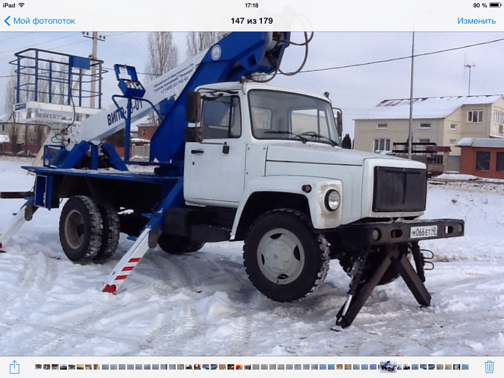 Аренда автовышки ГАЗ 3309