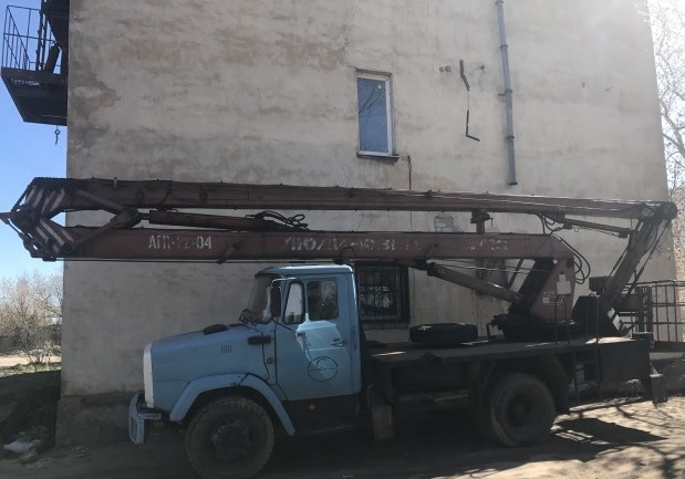 Услуги автовышки трехколенки 22 м